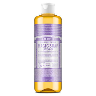 Dr. Bronners Soap Liquid Pure Castile 18 In 1 Hemp Lavender - 16 Fl. Oz. - Image 1
