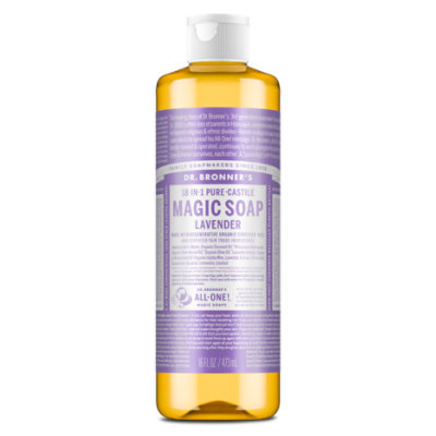 Dr. Bronners Soap Liquid Pure Castile 18 In 1 Hemp Lavender - 16 Fl. Oz. - Image 2