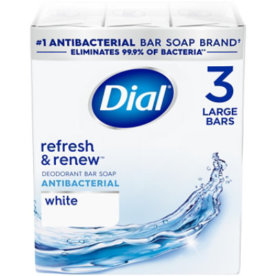 Dial Deodorant Soap Bars White - 3-4 Oz - Image 2