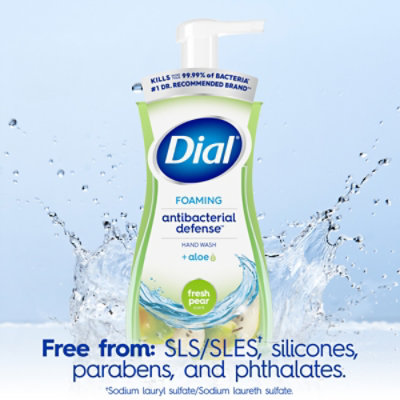 Dial Complete Fresh Pear Antibacterial Foaming Hand Wash - 7.5 Fl. Oz. - Image 5