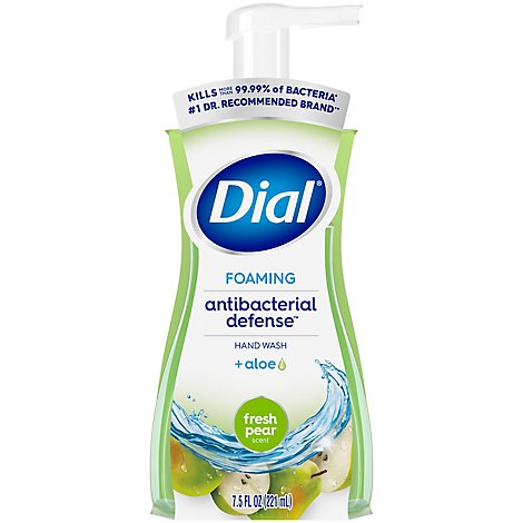 Dial Complete Hand Soap Foaming Antibacterial Fresh Pear - 7.5 Fl. Oz.