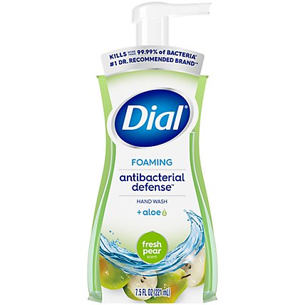 Dial Complete Fresh Pear Antibacterial Foaming Hand Wash - 7.5 Fl. Oz. - Image 1