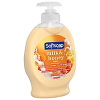 Softsoap Liquid Hand Soap Pump Milk & Golden Honey - 7.5 Fl. Oz. - Image 5