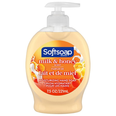 Softsoap Liquid Hand Soap Pump Milk & Golden Honey - 7.5 Fl. Oz. - Image 1