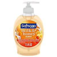 Softsoap Liquid Hand Soap Pump Milk & Golden Honey - 7.5 Fl. Oz. - Image 1