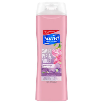 Suave Essentials Body Wash Sweet Pea and Violet - 15 Fl. Oz. - Image 3