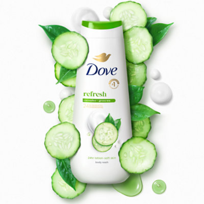 Dove Refreshing Cucumber and Green Tea Body Wash - 20 Oz - Image 5