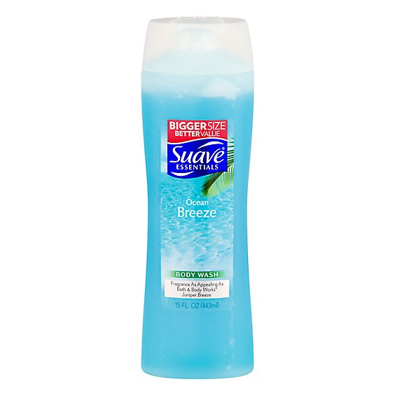 Suave Essentials Body Wash Ocean Breeze - 15 Fl. Oz.