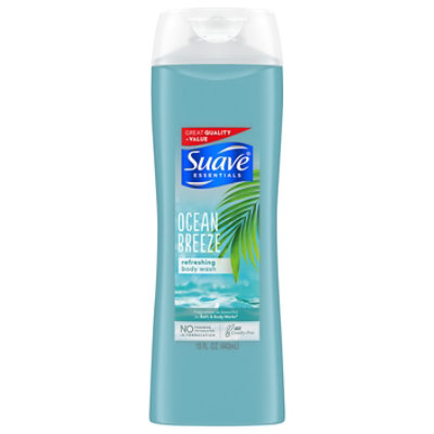 Suave Essentials Body Wash Ocean Breeze - 15 Fl. Oz.