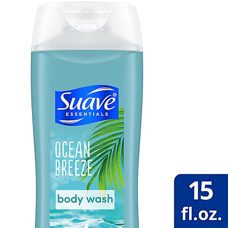 Suave Essentials Body Wash Ocean Breeze - 15 Fl. Oz.