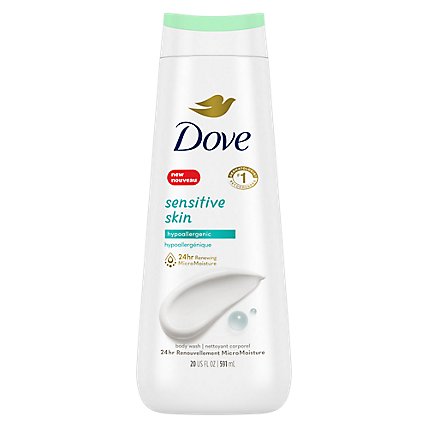 Dove Body Wash Nourishing Sensitive Skin Unscented - 22 Fl. Oz. - Image 2