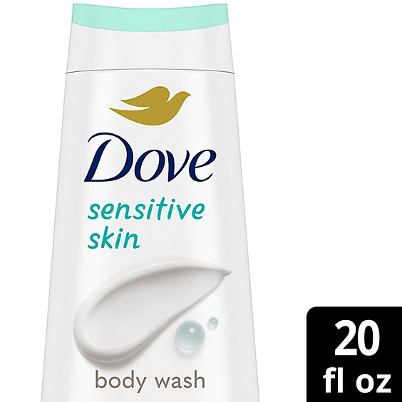 Dove Body Wash Nourishing Sensitive Skin Unscented - 22 Fl. Oz.