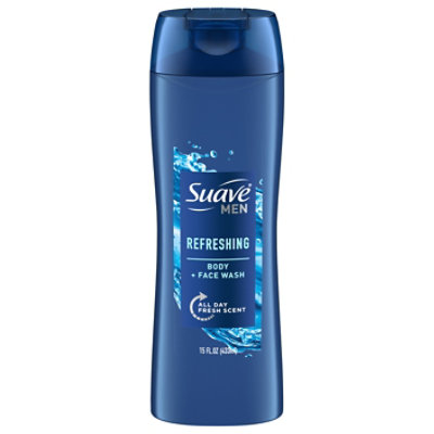 Suave Men Body Wash Refresh - 15 Fl. Oz.