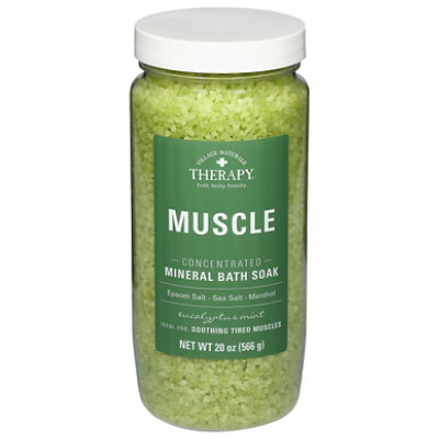 Village Naturals Therapy Mineral Bath Soak Concentrated Aches + Pains Muscle Relief - 20 Oz - Image 2