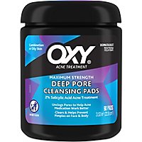 Oxy Acne Medication Cleansing Pads Daily Defense Skin Clearing - 90 Count - Image 2