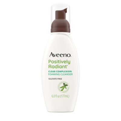 Aveeno Active Naturals Cleanser Foaming Clear Complexion - 6 Fl. Oz. - Image 1