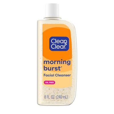 Clean & Clear Morning Burst Cleanser Oil Free with Bursting Beads - 8 Fl. Oz.