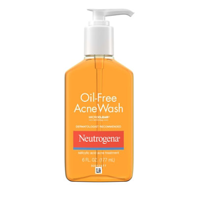 Neutrogena Oil Free Acne Wash - 6 Fl. Oz. - Image 1