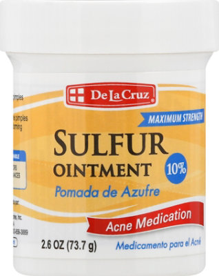 De La Cruz Pomada De Azufre Acne Care - 2.60 Oz - Image 2