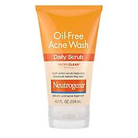 Neutrogena Oil-Free Acne Wash Daily Scrub - 4.2 Fl. Oz. - Image 2