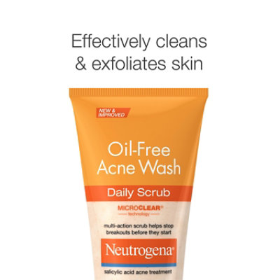 Neutrogena Oil-Free Acne Wash Daily Scrub - 4.2 Fl. Oz. - Image 4