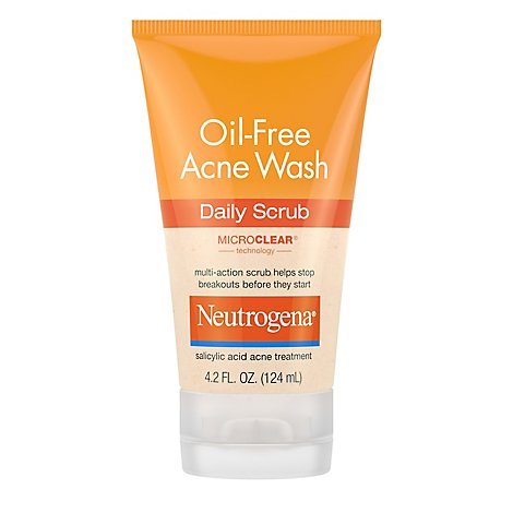 Neutrogena Oil-Free Acne Wash Daily Scrub - 4.2 Fl. Oz.