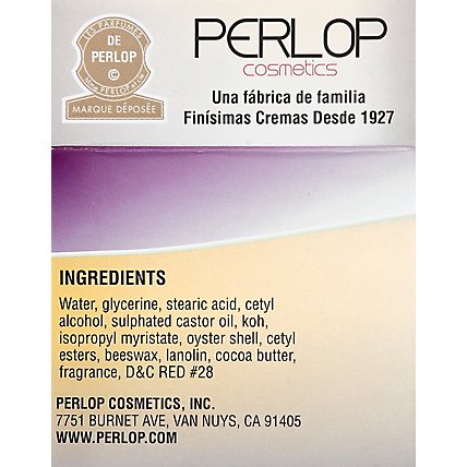 Perlop Cosmetics Concha Nacar Night Cream No 1 - 2 Oz - Image 3