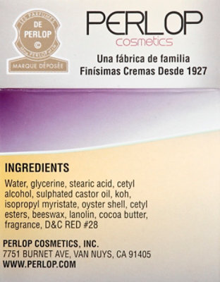 Perlop Cosmetics Concha Nacar Night Cream No 1 - 2 Oz - Image 3