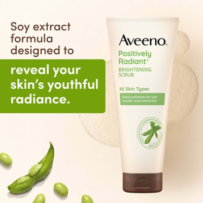 Aveeno Active Naturals Daily Scrub Positively Radiant Skin Brightening - 5 Oz - Image 3