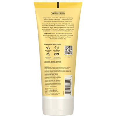 Burt's Bees Soap Bark And Chamomile Deep Cleansing Cream - 6 Oz - Image 2