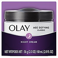 Olay Face Moisturizer Age Defying Night Cream Classic - 2 Oz - Image 2
