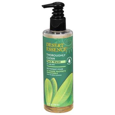 Desert Essence Face Wash Antibacterial - 8 Oz - Image 3