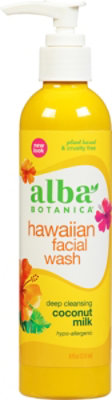 Alba Botanica Coconut Milk Facial Wash - 8 Oz - Image 2