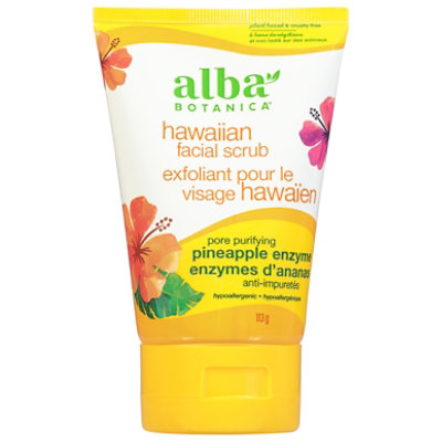 Alba Botanica Pineapple Enzyme Hawaiian Facial Scrub - 4 Oz - Image 3