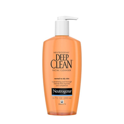 Neutrogena Deep Clean Face Wash - 6.7 Fl. Oz. - Image 1