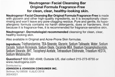 Neutrogena Facial Bar Original Formula Fragrance-Free - 3.5 Oz - Image 5