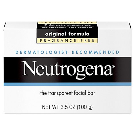 Neutrogena Facial Bar Original Formula Fragrance-Free - 3.5 Oz