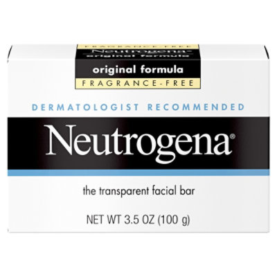 Neutrogena Facial Bar Original Formula Fragrance-Free - 3.5 Oz