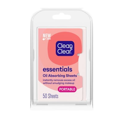 Clean & Clear Oil Absorbing Sheets - 50 Count - Image 1