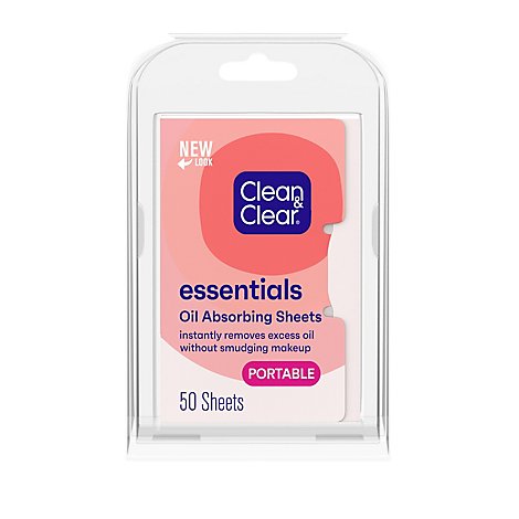 Clean & Clear Oil Absorbing Sheets - 50 Count