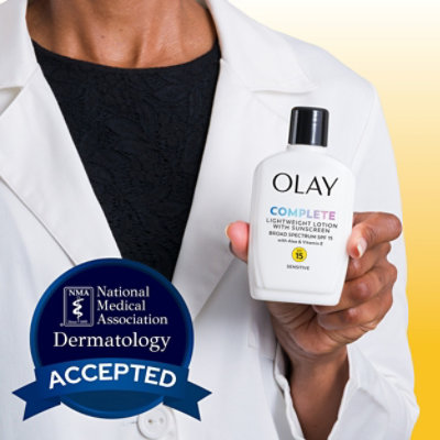 Olay Complete Lotion Moisturizer with SPF 15 Sensitive - 6 Fl. Oz. - Image 8