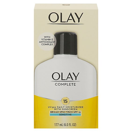 Olay Complete Lotion Moisturizer with SPF 15 Sensitive - 6 Fl. Oz.