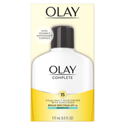 Olay Complete Lotion Moisturizer with SPF 15 Sensitive - 6 Fl. Oz. - Image 2