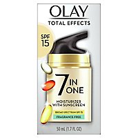 Olay Total Effects SPF 15 Fragrance FreeFace Moisturizer - 1.7 Fl. Oz. - Image 2