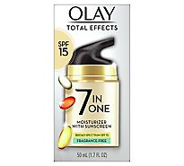 Olay Total Effects Face Moisturizer SPF 15 Fragrance Free - 1.7 Fl. Oz.