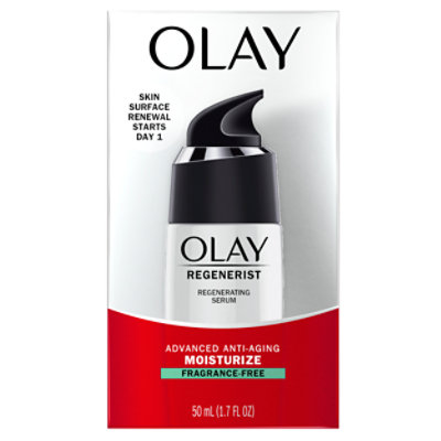 Olay Regenerist Regenerating Serum Fragrance Free Light Gel Face Moisturizer - 1.7 Fl. Oz. - Image 2