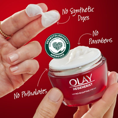 Olay Regenerist Micro Sculpting Cream Face Moisturizer - 1.7 Oz - Image 8