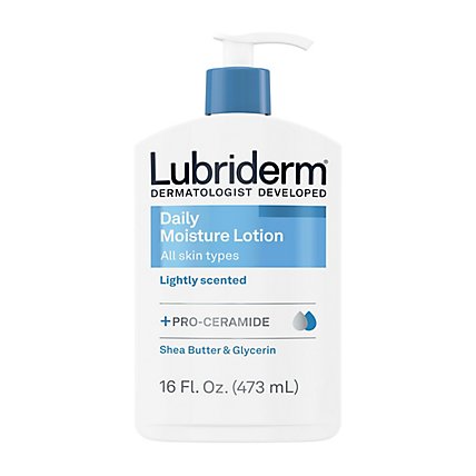 Lubriderm Lotion Skin Therapy Fresh Scent - 16 Fl. Oz. - Image 2