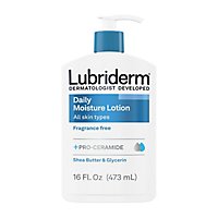 Lubiderm Lotion Daily Moisture Normal To Dry Skin Fragrance Free - 16 Fl. Oz. - Image 2