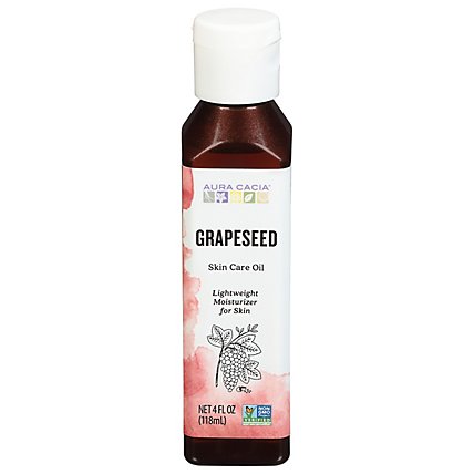 Aura Cacia Grape Seed Oil - 4 Oz - Image 3
